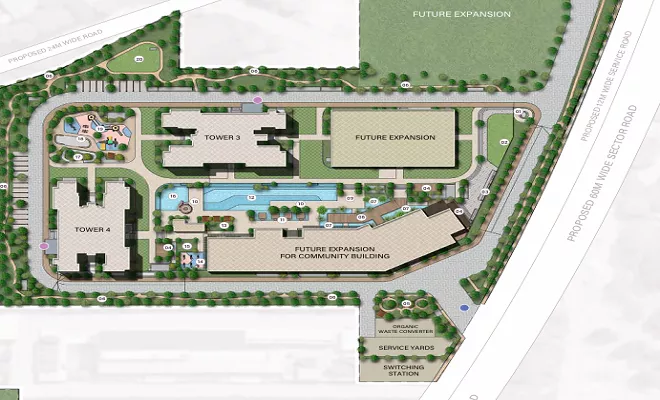 Sobha Crescent Sector 63A Master Plan